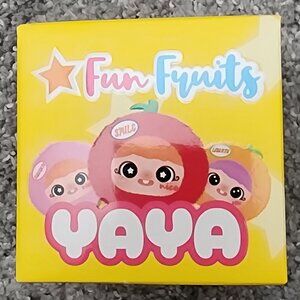 Baby Three YAYA Fun Fruit Plush Pendant Series 1 Blind Box - BRAND NEW/SEALED!